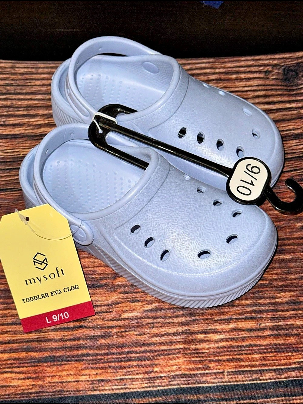 Mysoft Blue Toddler Eva Clog Clogs 9/10 NWT